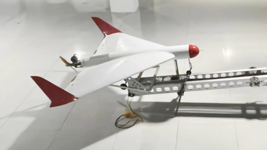 ArmStrike 10 Delta kanatlı Gezen Mühimmat Drone Mancınık üzerinde