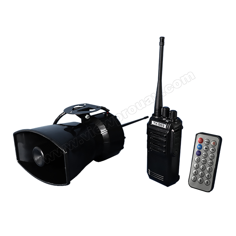 VM02S UAV Wireless Long Range Megaphone Supports Pre-record