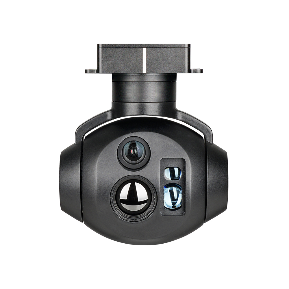 U818M Triple Sensors EO + IR +LRF(1200M) Object Tracking Gimbal Camera